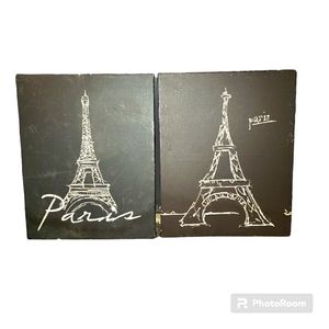 Vintage Hobby Lobby Paris Themed Canvas Wall Decor